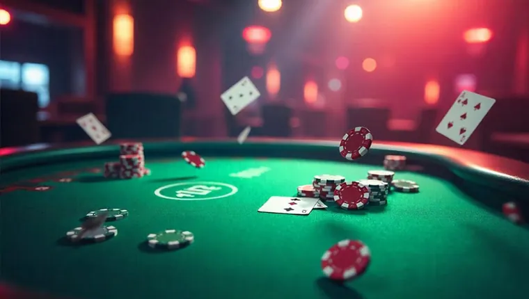 A person reflecting on problematic gambling behavior, with symbols of support and self-exclusion, promoting awareness at 321 casino.