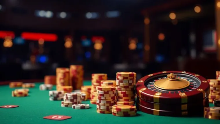 321 Casino Strategies: A player analyzing game statistics with gold-themed UI